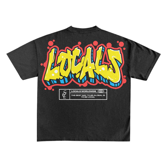 SCL Co. Agency "Limited Edition" Graffiti Tee - Black